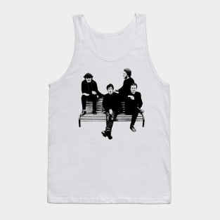 Black and White Retro Tank Top